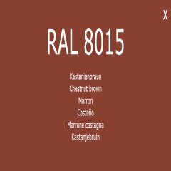 Farbe Lack RAL 8015 Kastanienbraun