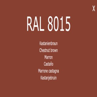 1-K Base Coat RAL 8015 Kastanienbraun 1 Liter