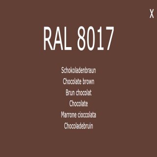 1-K Base Coat RAL 8017 Schokoladenbraun 5 Liter