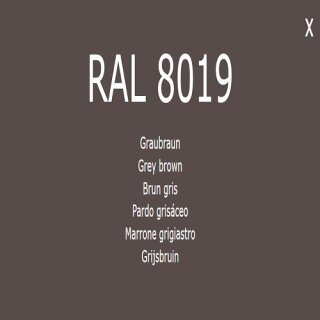 Farbe Lack RAL 8019 Graubraun