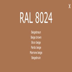 Farbe Lack RAL 8024 Beige Braun