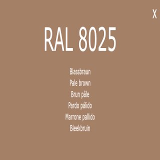 1-K Base Coat RAL 8025 Blassbraun