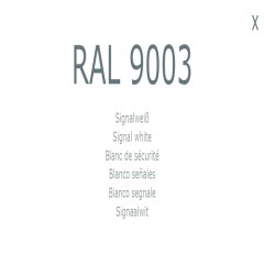 1-K Base Coat RAL 9003 Signalwei&szlig; 5 Liter