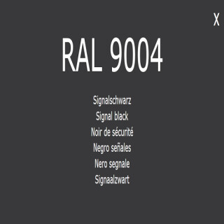 1-K Base Coat RAL 9004 Signalschwarz 2,5 Liter