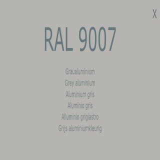 1-K Base Coat RAL 9007 Graualuminium