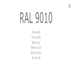 1-K Base Coat RAL 9010 Reinwei&szlig; 5 Liter