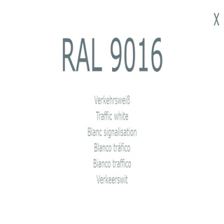 1-K Base Coat RAL 9016 Verkehrswei&szlig; 1 Liter