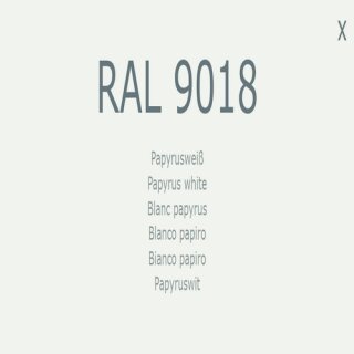 1-K Base Coat RAL 9018 Papyruswei&szlig; 1 Liter