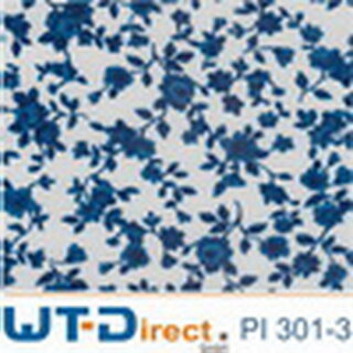 Flower Blau 1 Design PI-301-3 Starterset Gross in 50 cm Breite