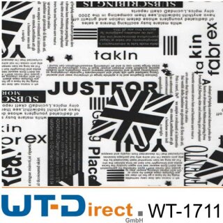 Sticker Black and White WT-1711 Starterset Klein in 50 cm Breite