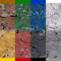 Marmor Design in Blau H-017-6 Starterset Gross in 50 cm Breite