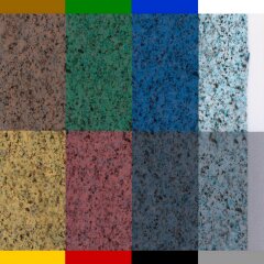 Granit Stein Blau Design I-042 Starterset Gross in 50 cm Breite