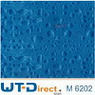 Wassertropfen Blau Fein Design M-6202  in 45 cm Breite